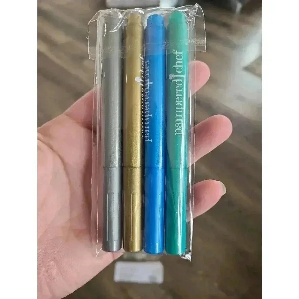 Pampered Chef Wine Glass Markers set of 4‎ #6
